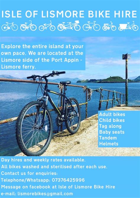 Isle of Lismore Bike Hire